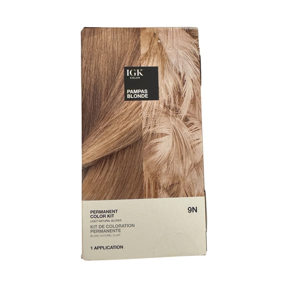 IGK Permanent Hair Color Kit - Pampas Blonde